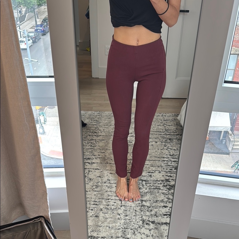 rag & bone Burgundy Skinny Pants